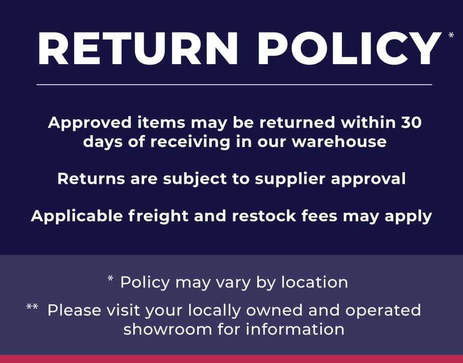 Return Policy  ProSource Wholesale