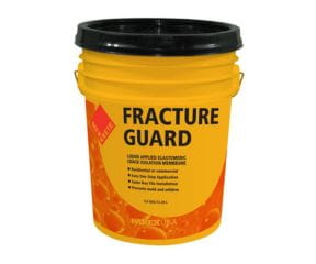 Merkrete Fracture Guard crack isolation membrane bucket
